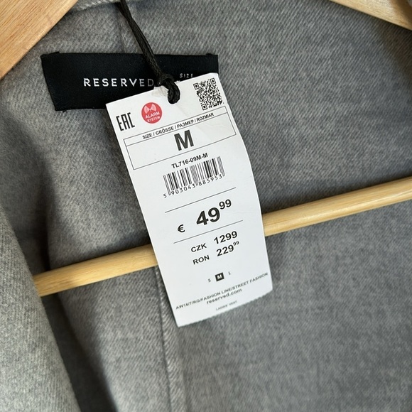 Reserved Belted Long Vest - Picture 8 of 8